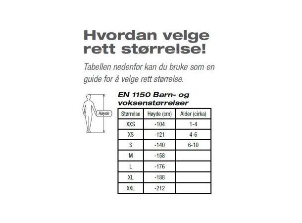 Refleksvest mod.404 strikk i siden | gul 