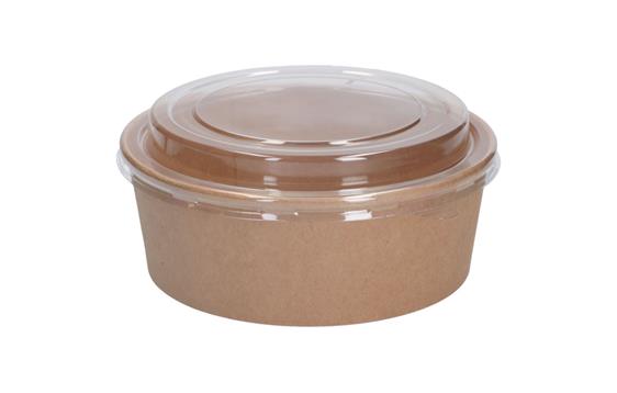 9442820  5537 Salatskål med lokk natur 110 cl 200 stk pr kartong