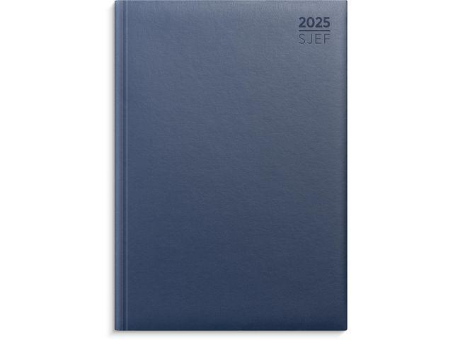 285218 Grieg kalender 98183125 Sjefskalender GRIEG A4 imitert 2025 bl&#229; 