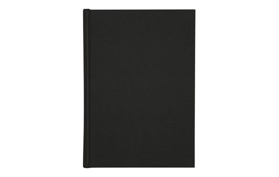 279305  92755900 Skrivebok BURDE A4 linjer sort Notatbok