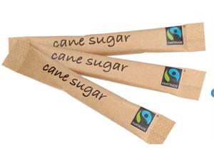 Sukkersticks FAIRTRADE brun 3g (1000) 