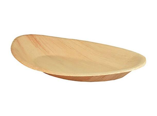 Tallerken PURE palme 26x17x2,5cm(25) Palmeblad | Miljøvennlig 