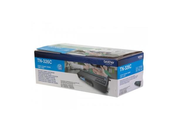 Toner BROTHER TN326C high capacity Cyan Cyan/Blå høykapasitetstoner 