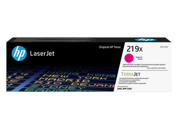 Toner HP 219X 2.5K magenta Høykapasitet 