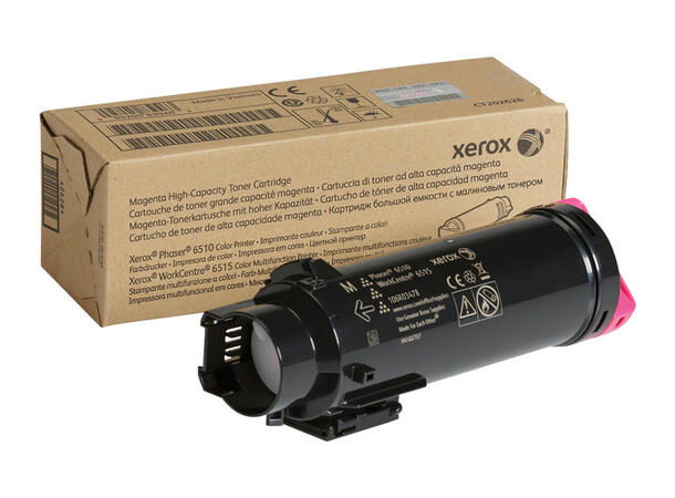 Toner Xerox Phaser 6510 Magenta/Rød HC for Phaser 6510; WorkCentre 6510, 6515 