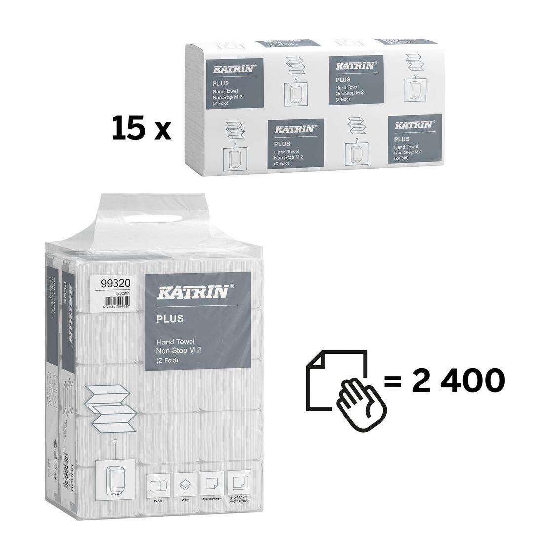 308295 Katrin 99320 Tørkeark KATRIN Plus 24x20 2L (2400) 