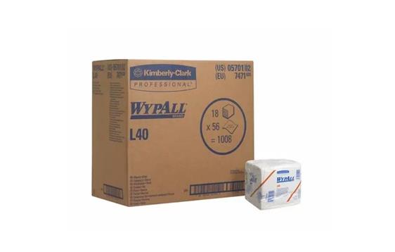 9444345 Kimberly-Clark  Vaskeklut WYPALL L40 33x31,5cm | 18 pakker &#224; 56 ark