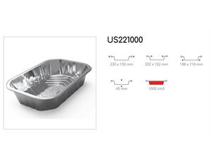 Aluminiumsform UltraSmoothwall 220x150mm 1000 cm3 | (330 stk) | US221000-801 