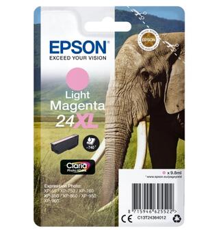 Blekk EPSON 24XL C13T24364022 lyserød