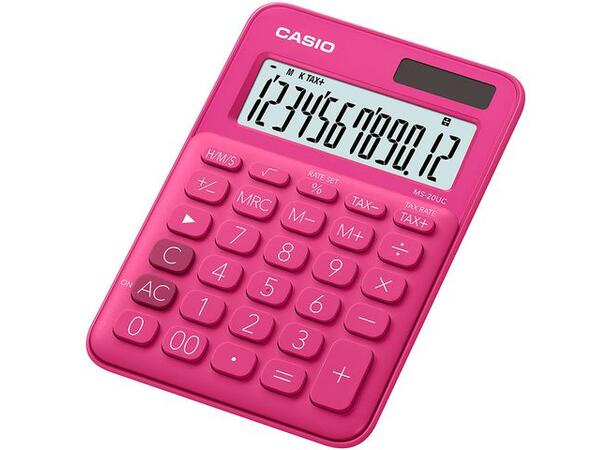 Bordregner CASIO MS-20UC Rød Kalkulator | Lommeregner 