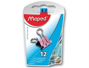 Brevklype MAPED clip ass farge (12) 15mm 
