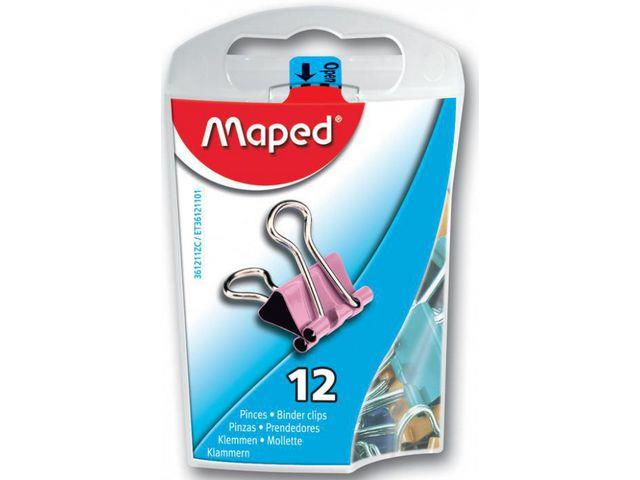 243635   Brevklype MAPED clip ass farge (12) 15mm