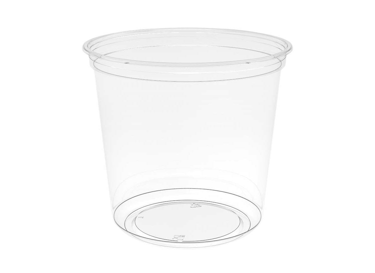 9433340 Paccor 10084160F Delibeger 800 ml 28oz | 126 x 102 mm Delikatessebeger i rPET (350 stk)