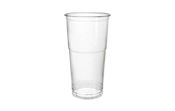 9433585 Paccor PT650/E200037/ Drikkeglass med trykk rPET 500/650 ml 