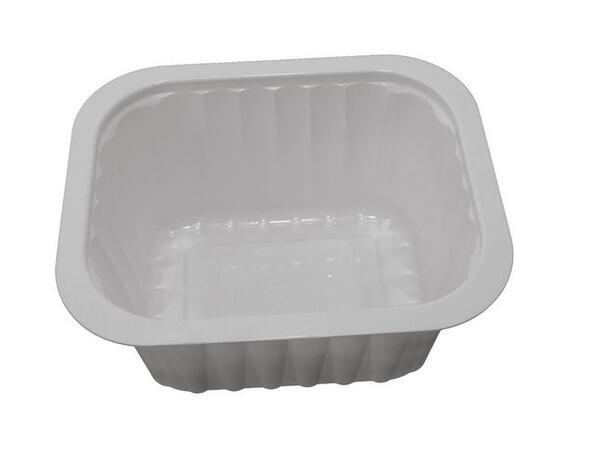 Duni Duniform® smårettbeholder av PP 630 ml hvit 138x114x70mm (276 stk) 