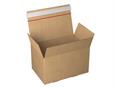 9444453  2880006 E-handelseske med selvklebende tape 284 x 184 x 167 mm | brun bølgepapp B/B