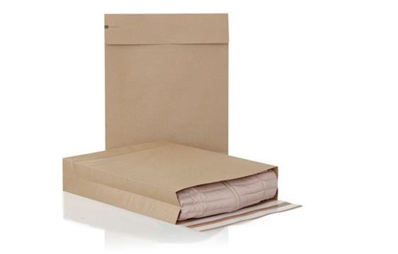 9434856 eGreen 69115 E-handelspose papir med dobbel limstripe 450x350x80+100mm| 120gr brun kraft (200)
