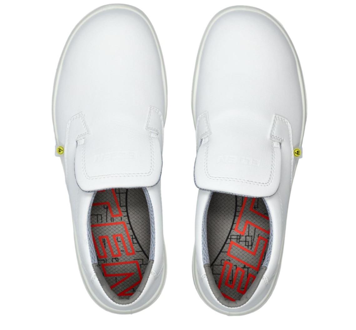 9437404 Elten 72340 Elten Pure arbeidssko slipper Low  hvit 45