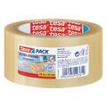 Emballasjetape TESA Ultra 50mmx66m klar Slitesterk pakketape i kraftig naturgum.