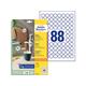 270146 Avery6222-10 Etikett AVERY rund ø20mm (880) Rund etikett