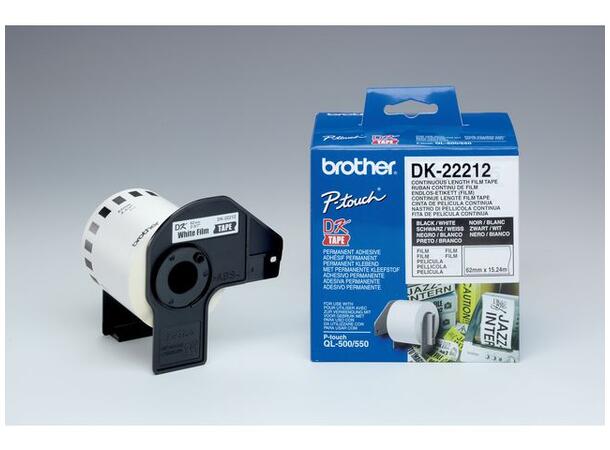Etikett BROTHER DK-22212 pl 62mmx15,24m 