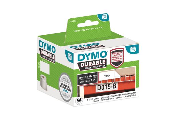 Etikett DYMO Durable 59mm x 102mm (300) Dymo | Selvklebende 