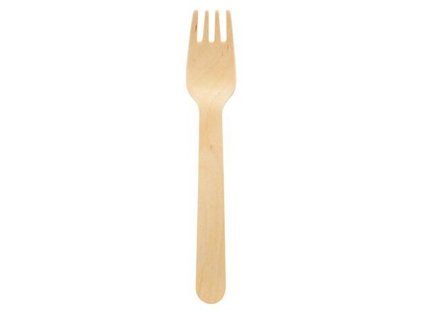 Gaffel DUNI Petit 16cm tre (100) Kniv | Engangs | Bestikk 