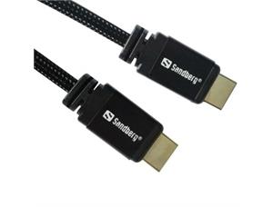 HDMI 2.0 kabel Sandberg 19M-19M, sort 1m 