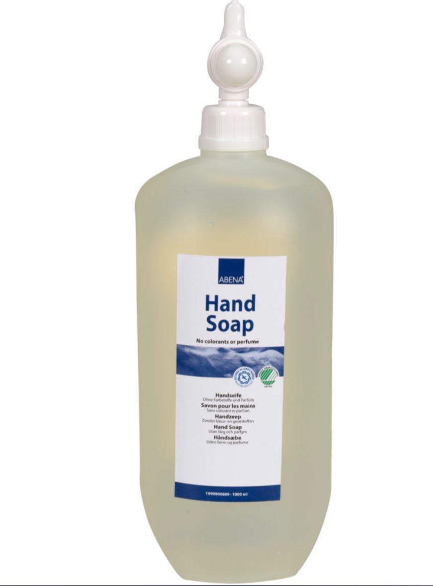 9441632 Abena 1999900609 H&#229;nds&#229;pe ABENA 1000ml. (6) Parfymefri | Til tr&#229;ddispenser