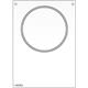9430996 Duni148354 Kassett til Duniform DF10 / DF20 Duni kassett for 1 roms rund skål -153mm