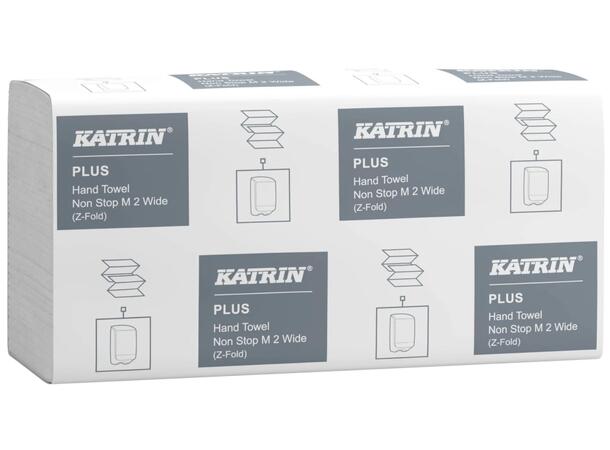 Katrin Plus papirhåndklær Non Stop M2 15 pk á 160 ark | Z-Fold 