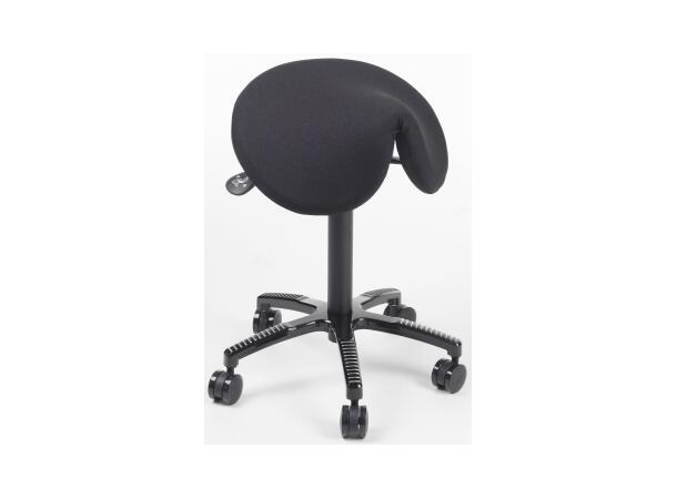 Kontorstol KENSON Flexsadel sort Kontorstol | Sadelstol | Uten rygg 