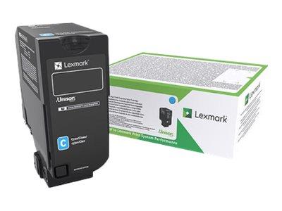 9432448 Lexmark 84C2HCE LEXMARK CX725 16K Cyan Toner Bl&#229; toner til CS720, CX725