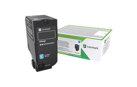 9432448 Lexmark 84C2HCE LEXMARK CX725 16K Cyan Toner Bl&#229; toner til CS720, CX725