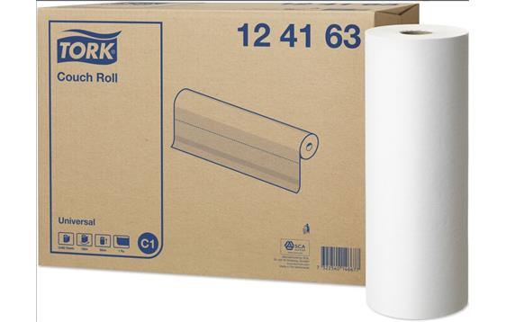 9434780 Katrin 124163 Legebenkpapir 49,5cmx185,2m Tork Univers pakket i kartong à 2 ruller