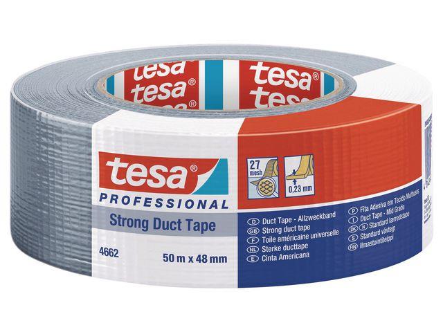 6542478 Tesa 04662-00086-02 Lerretstape TESA 48mmx50m s&#248;lv 