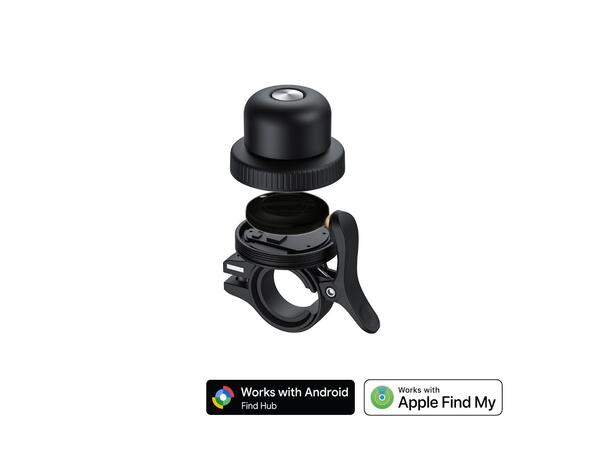 LifeTag Dual Bicycle bell svart For iPhone og Android 