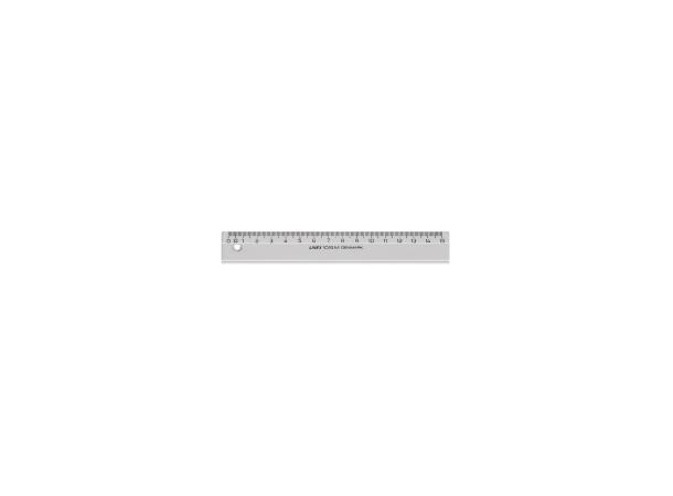 Linjal Linex 15cm mm inndelt 