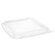 9433824 PaccorE400644 Lokk til salatbeger "SQ" |180x180x15mm Begerlokk i klar rPET (396 stk)