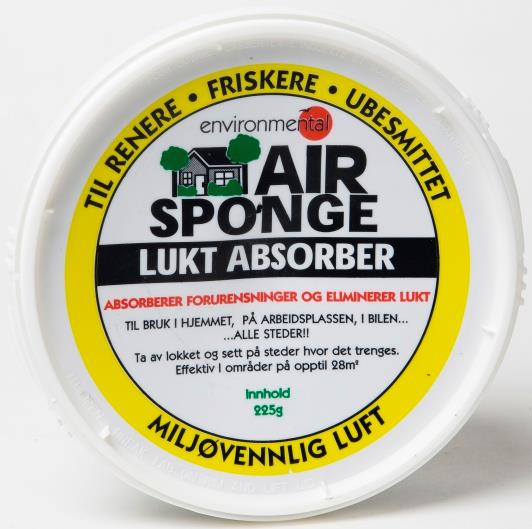 118670  2122 Luktfjerner Air Sponge 225gr Air Sponge luftfjerner