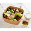 Mat -og salatboks i kraftkartong 750 ml | 170 x 50 mm | 300 stk.