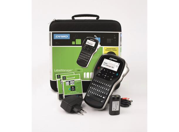Merkemaskin DYMO elektronisk LM 280 sett Merkemaskin og tape 