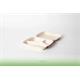 9444515  NoiBio matboks bagasse 3-rom 23 x 20,5 x 6,75 cm | 200 stk pr eske