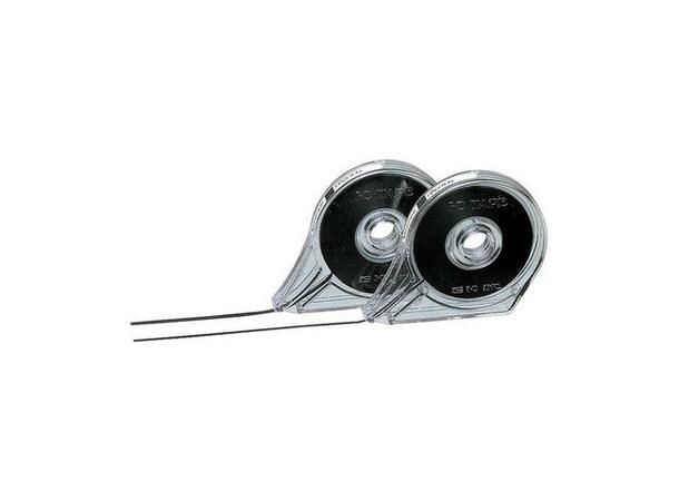 Oppdelingsbånd PILOT WBT-EF 1,8mm 16,4m Linjetape sort med 1,8 mm bredde 
