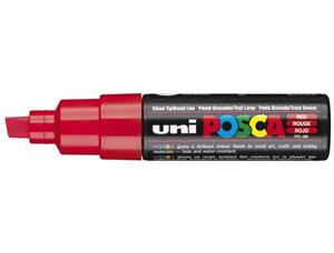 Paintmarker UNI Posca PC-8K rød Malingsmerkepenn 