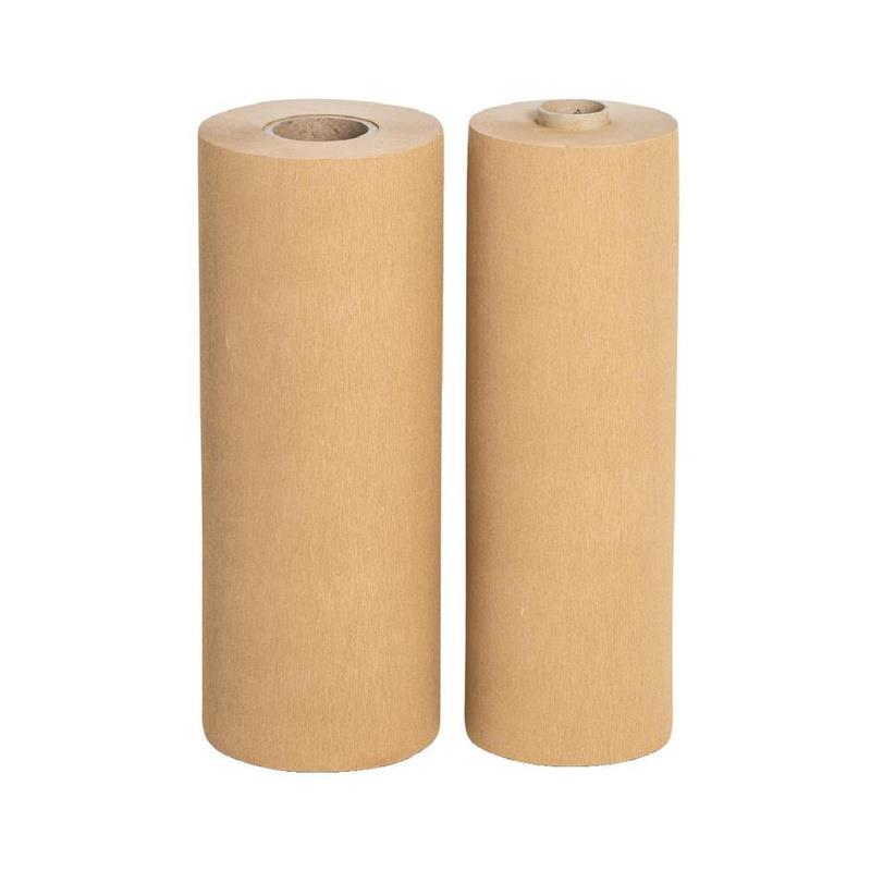 9442334  1790585 Papirbasert håndstrekkfilm Paper Stretch håndrull brun 48g 500mm