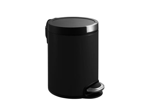 Pedalbøtte EKO ArtisticStep 5L matt sort 