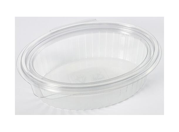 Plastbeger m/hengslet lokk 370ml (600) 