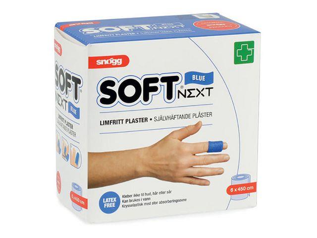 183359  012343 Plaster Soft NEXT 6cmx4,5m Bl&#229; 