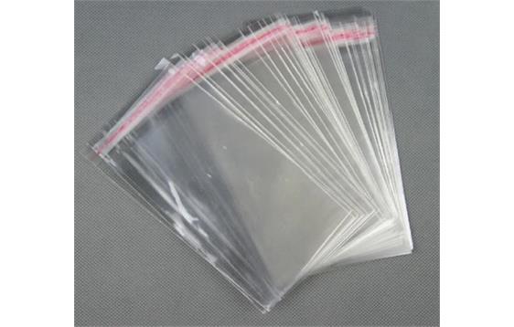 9436994   Plastpose LDPE 45 my 200x300 +50mm(1000) Klar | Plastkonvolutt med limstripe